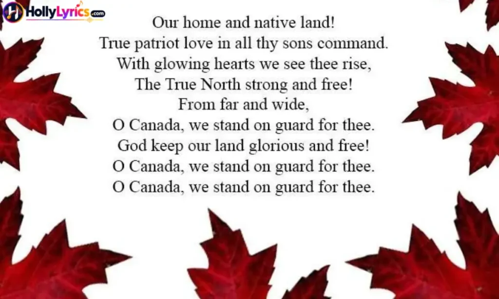 O Canada Lyrics